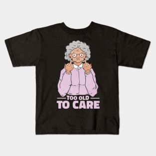 Funny grandma cartoon Kids T-Shirt